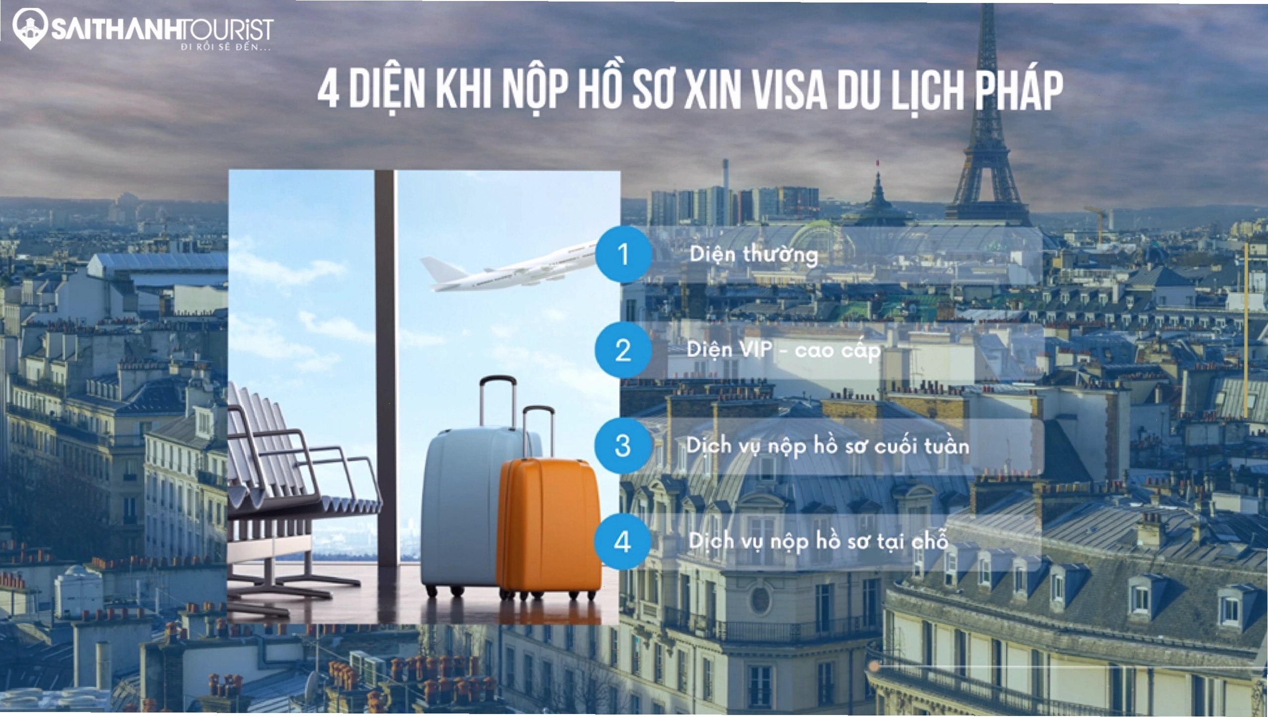 4 DIỆN VISA PHÁP