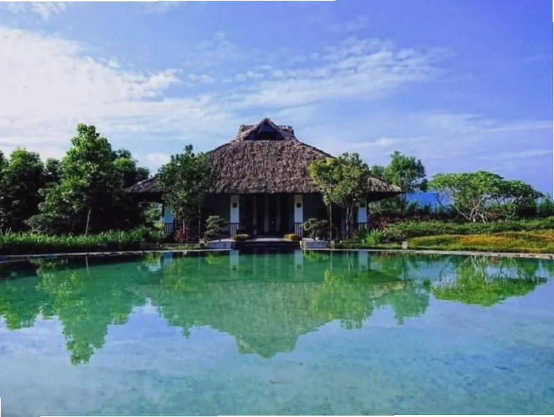An Lạc Eco Farm & hot springs resort Kim Bôi với khu bể bơi khoáng nóng