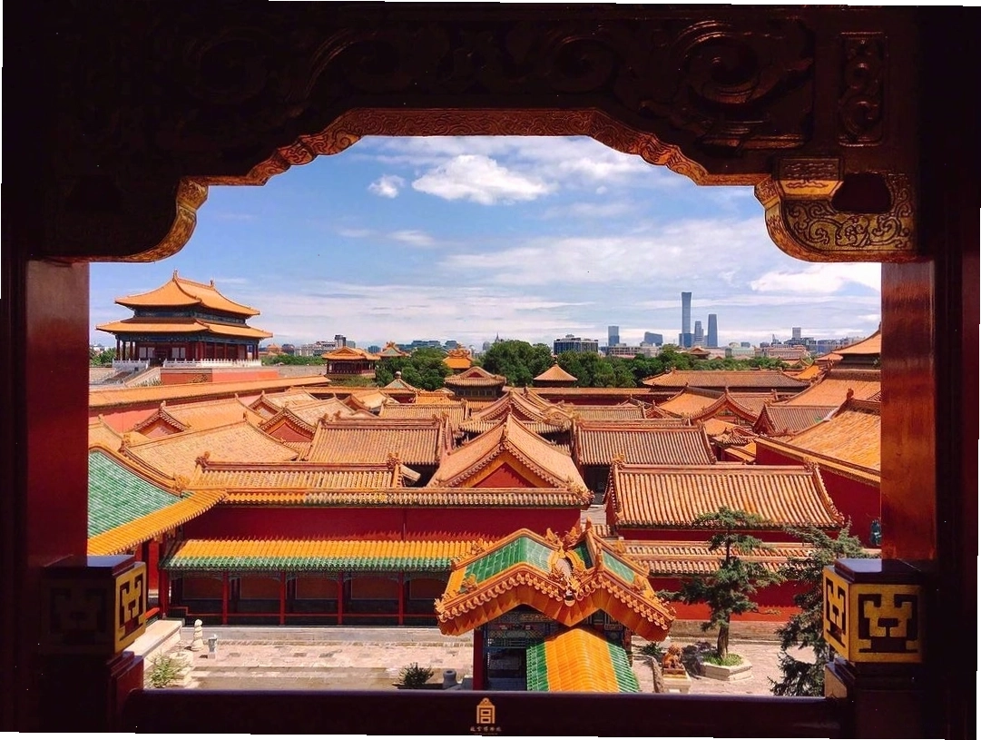 Ảnh chụp vệ tinh Tử Cấm Thành, nhìn rõ bố cục các cung điện