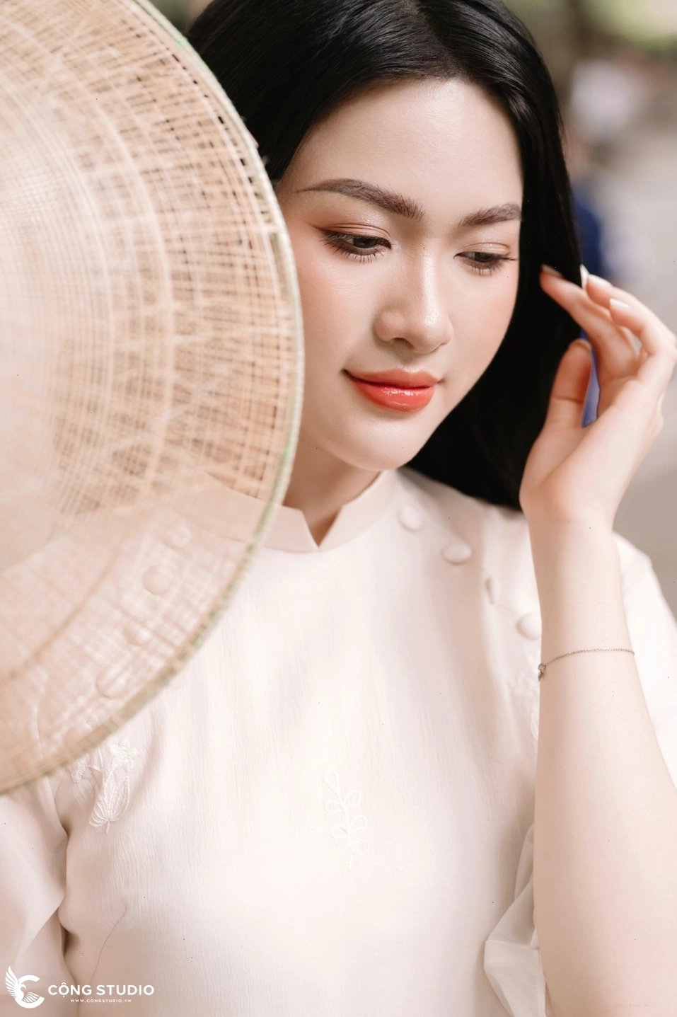 Ảnh nghệ thuật áo dài Hà Nội