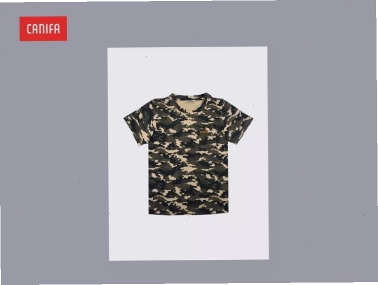 Áo phông họa tiết camouflage đơn giản nhưng cuốn hút