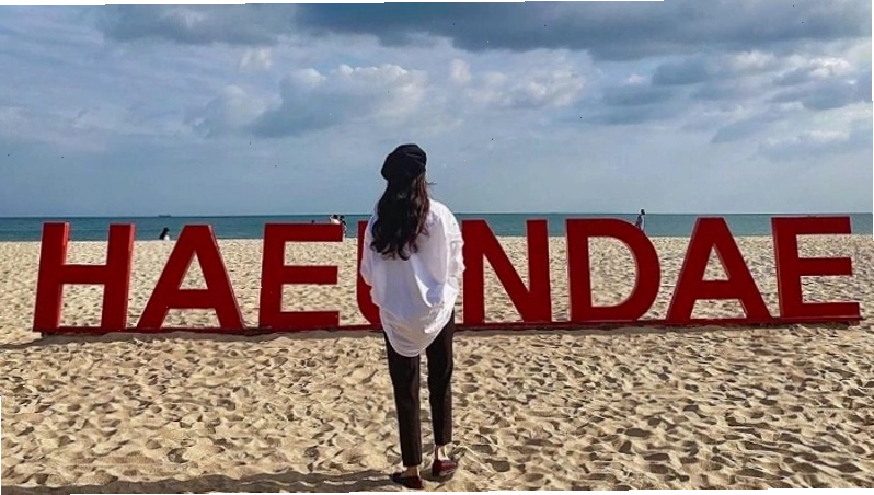 Bãi biển Haeundae, Busan vào mùa hè