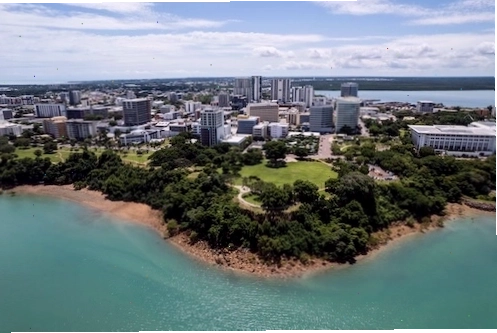 Bãi biển Mindil Beach Sunset Markets ở Darwin