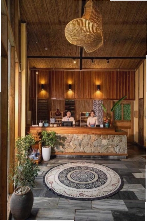 Bakhan Village Resort Mai Châu với tầm nhìn bao quát thung lũng xanh mướt