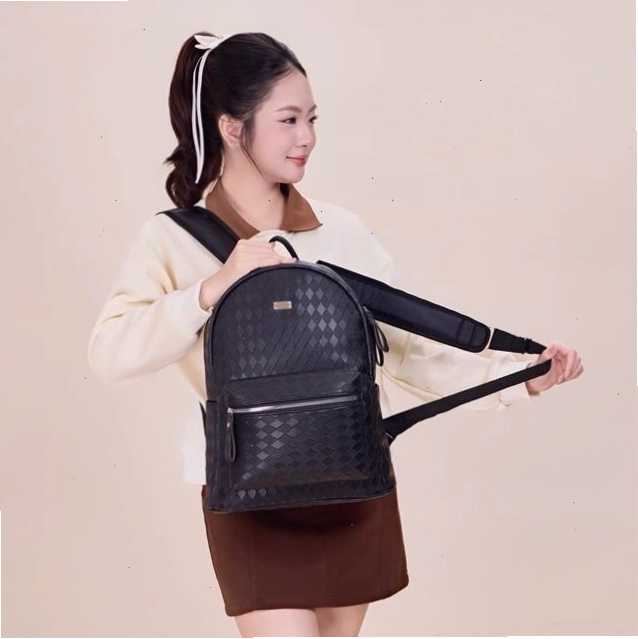 Balo da PU hình thoi MWC 1327 - Sang trọng và hiện đại