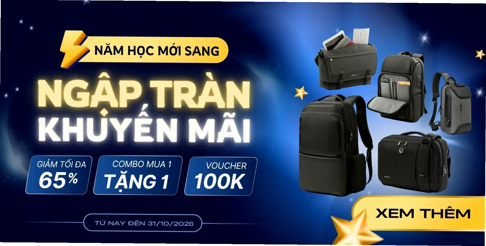 Balo nam nhiều ngăn đa năng và tiện ích