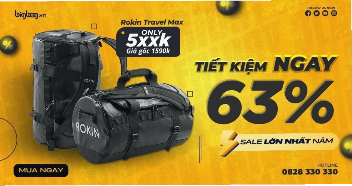 Balo The Travel Star Foldable & Lightweight siêu nhẹ và có thể gấp gọn