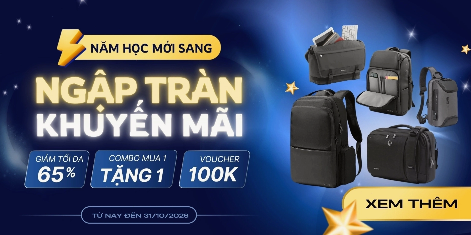 Balo thông minh đa năng với thiết kế tiện lợi