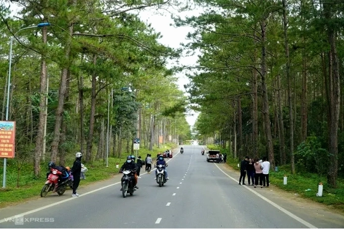 Bản đồ chỉ dẫn đường đi đến Măng Đen từ thành phố Kon Tum
