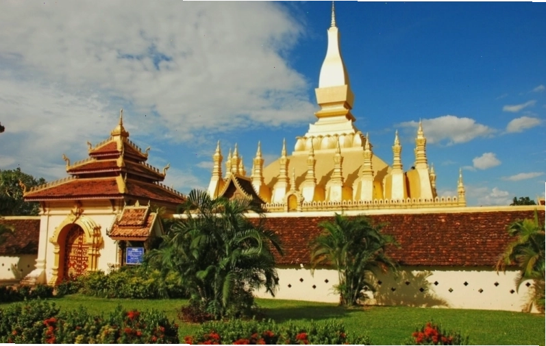 Bản đồ đất nước Lào với các nước láng giềng