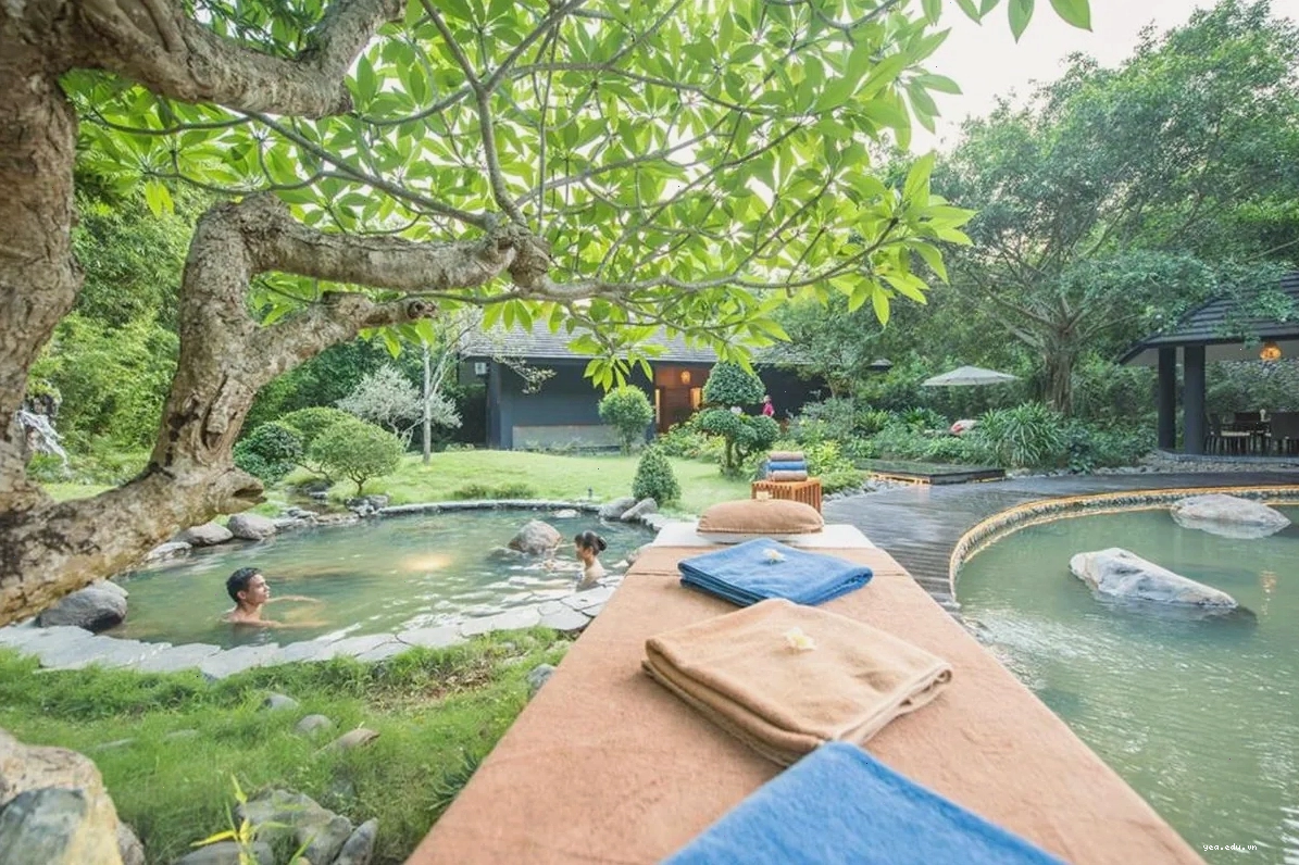 Bản đồ di chuyển đến suối khoáng nóng Kim Bôi