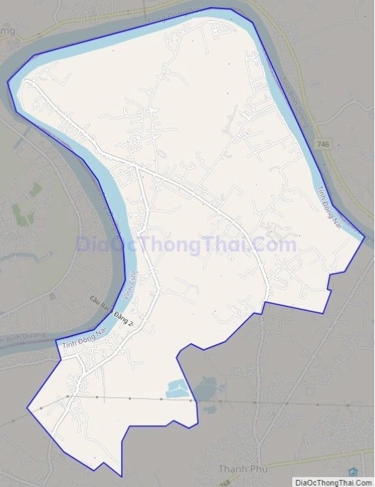 Bản đồ giao thông xã Bình Lợi, huyện Vĩnh Cửu