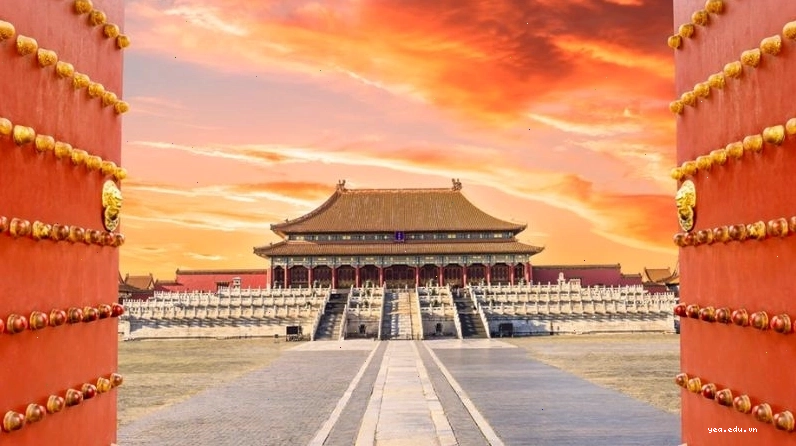 Bản đồ khái quát vị trí Tử Cấm Thành tại Bắc Kinh