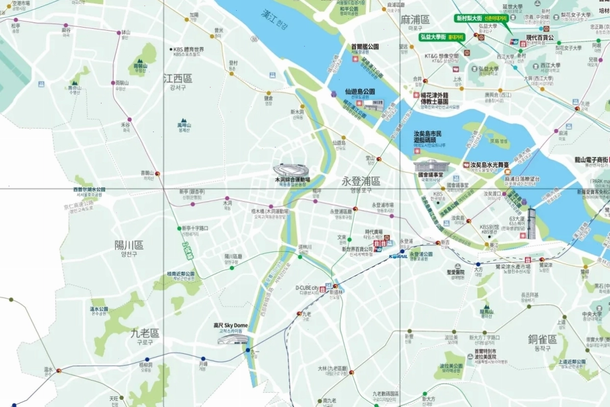Bản đồ Quận Seoul Yeongdeungpo