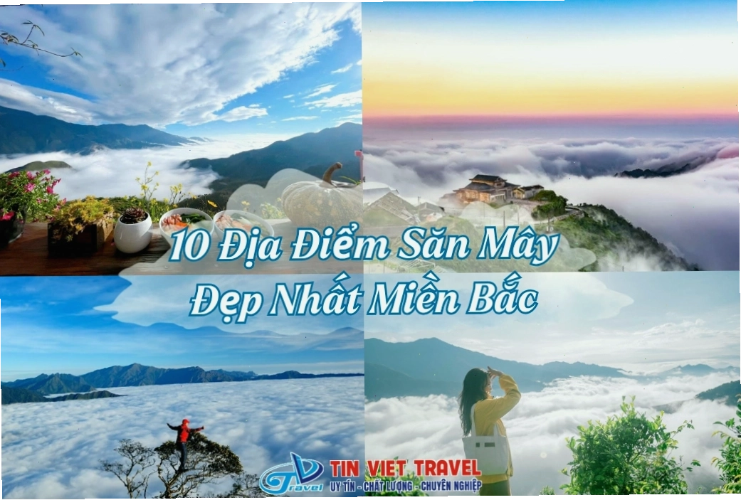 Bản đồ tổng quan các địa điểm săn mây đẹp nhất miền Bắc
