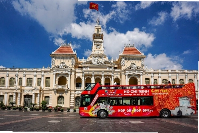 Bản đồ tuyến đường Hop On Hop Off Sài Gòn