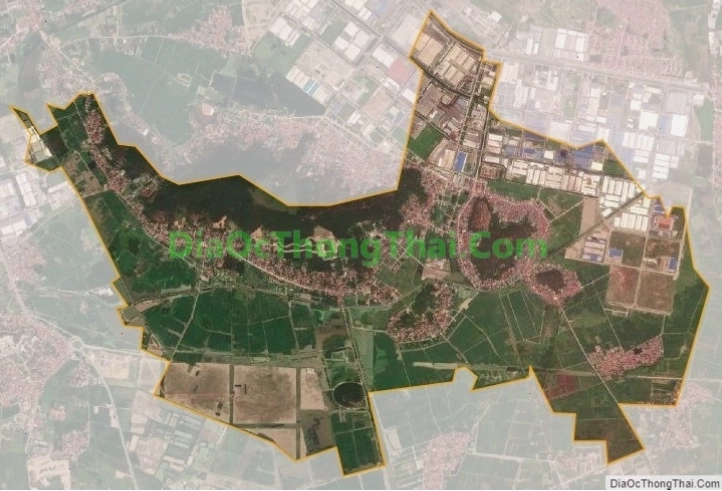 Bản đồ vệ tinh phường Nam Sơn, thành phố Bắc Ninh