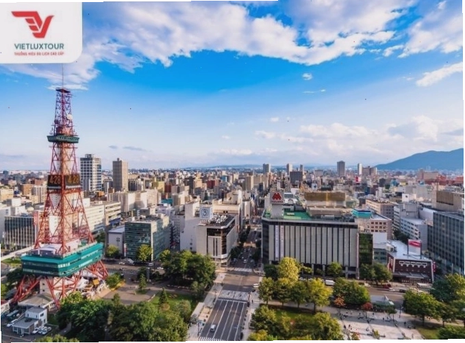 Bản đồ vị trí đảo Hokkaido phía cực Bắc Nhật Bản