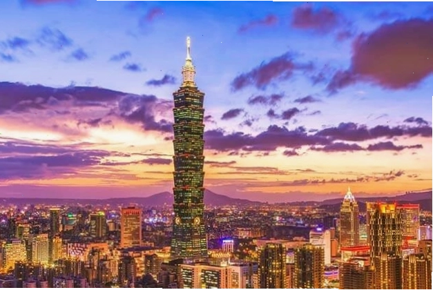 Bản đồ vị trí địa lý của Đài Loan