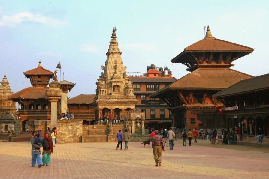 Bản đồ vị trí địa lý của Nepal tại Nam Á