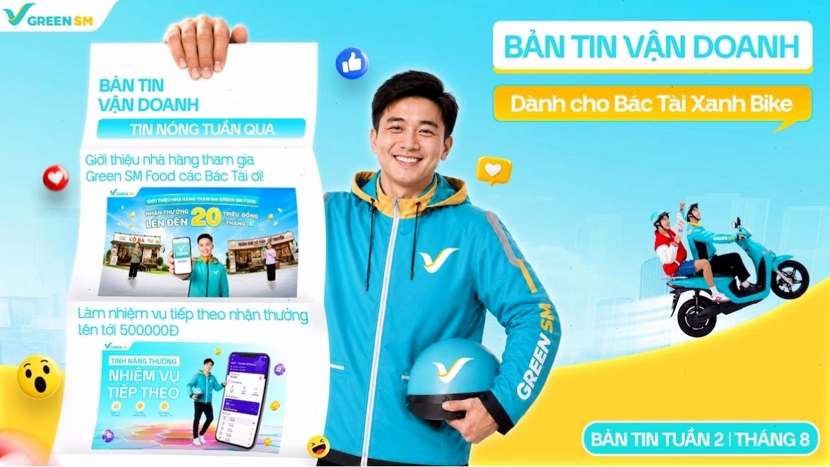 Bản tin vận doanh Green SM Bike