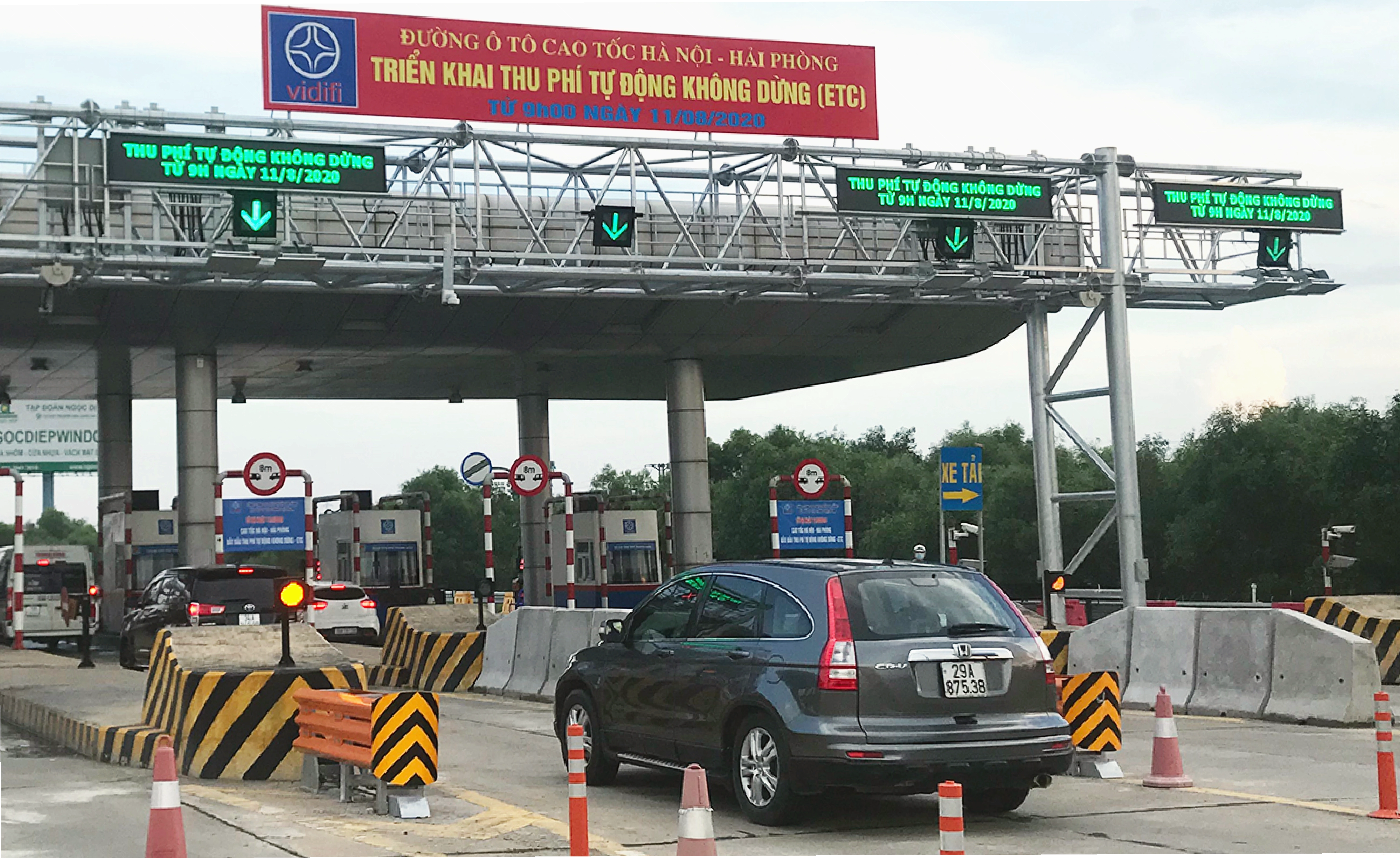 Bảng giá chi tiết các loại phí thu phí không dừng ETC