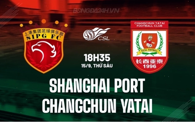 Bảng xếp hạng giải League One Trung Quốc với sự góp mặt của Changchun Yatai