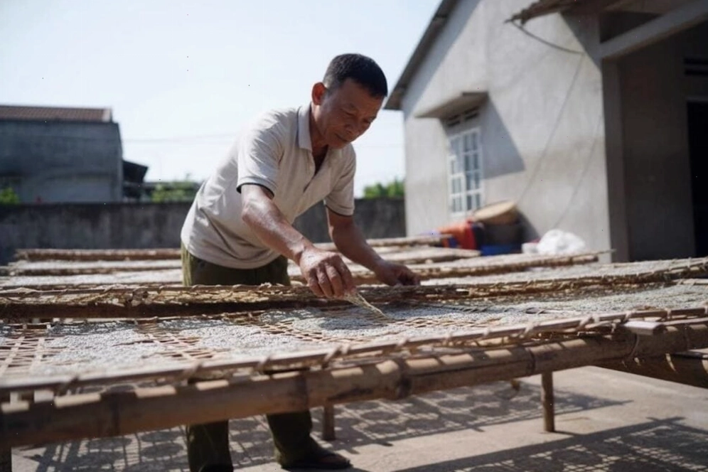 Bánh đa Lộ Cương - sản phẩm từ làng nghề truyền thống