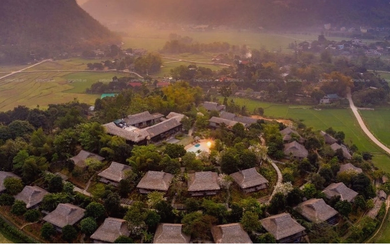Bể bơi Mai Châu Ecolodge Hòa Bình