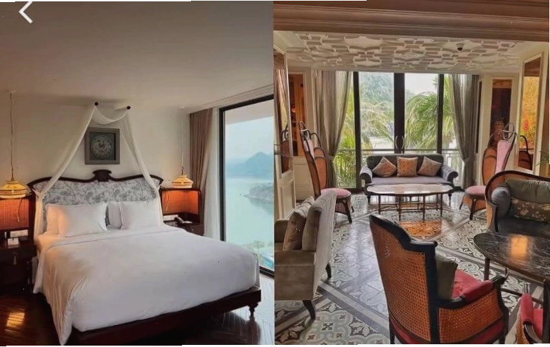 Bể bơi vô cực tại Mgallery Cát Bà với tầm nhìn ra vịnh Lan Hạ