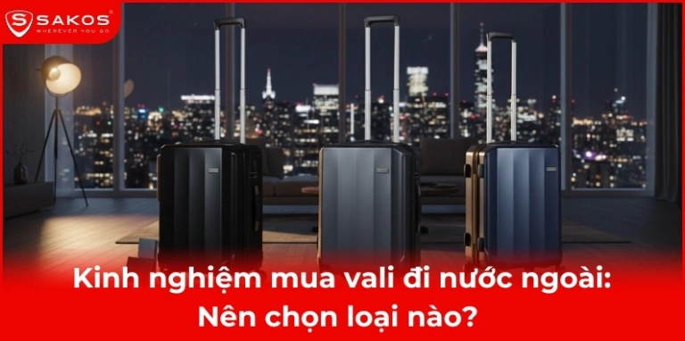 Bí kíp chọn vali đi nước ngoài chuẩn không cần chỉnh năm 2026