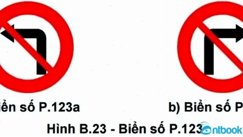 Biển báo cấm xe tải và nguyên tắc cấm lớn cấm nhỏ
