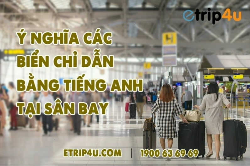 Biển chỉ dẫn khu vực Baggage Claim tại sân bay
