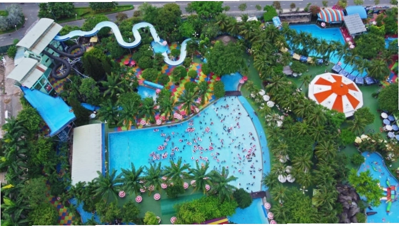 Biển chỉ dẫn vào Đầm Sen Khô