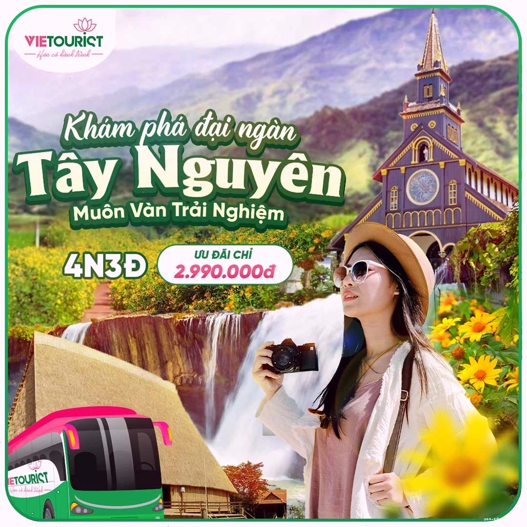 Biển Hồ T’Nưng, Pleiku nhìn từ trên cao với làn nước xanh biếc