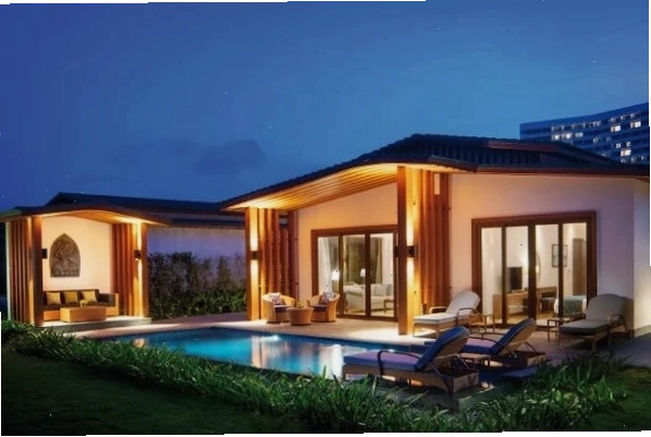 Biệt thự hồ bơi sát biển 1 phòng ngủ tại Movenpick Cam Ranh