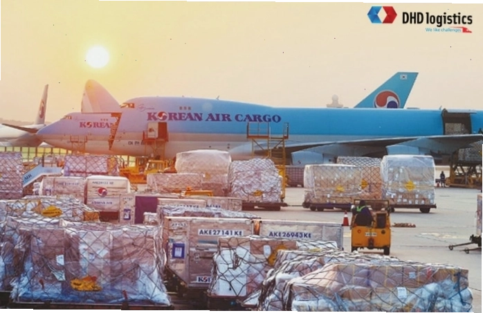 Biểu đồ thể hiện thời gian vận chuyển hàng từ Hàn Quốc về Việt Nam