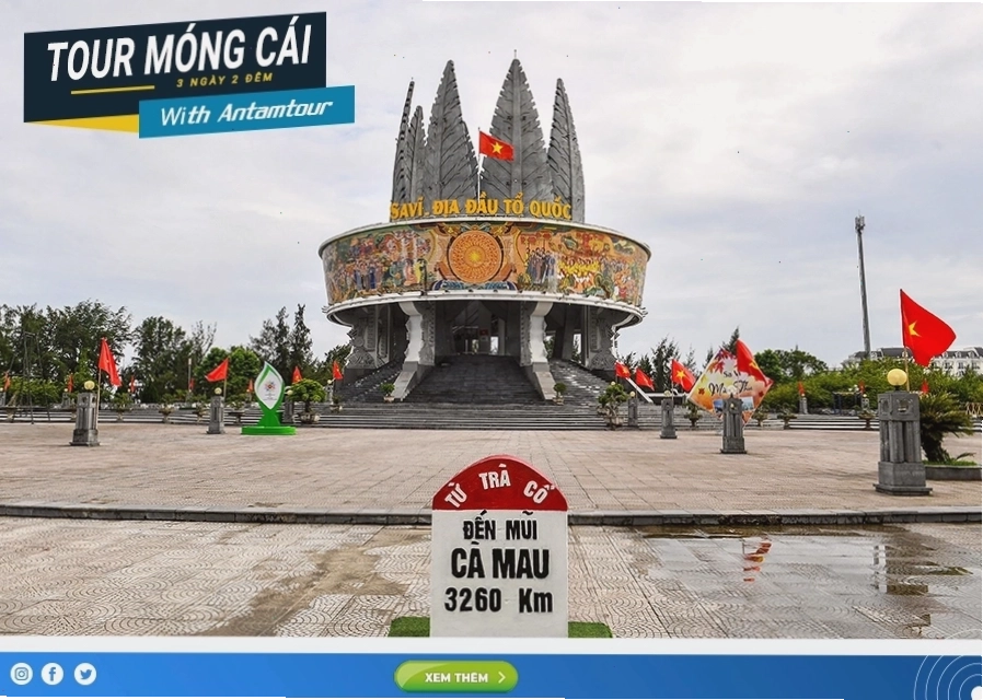Biểu tượng Mũi Sa Vĩ tại điểm địa đầu tổ quốc