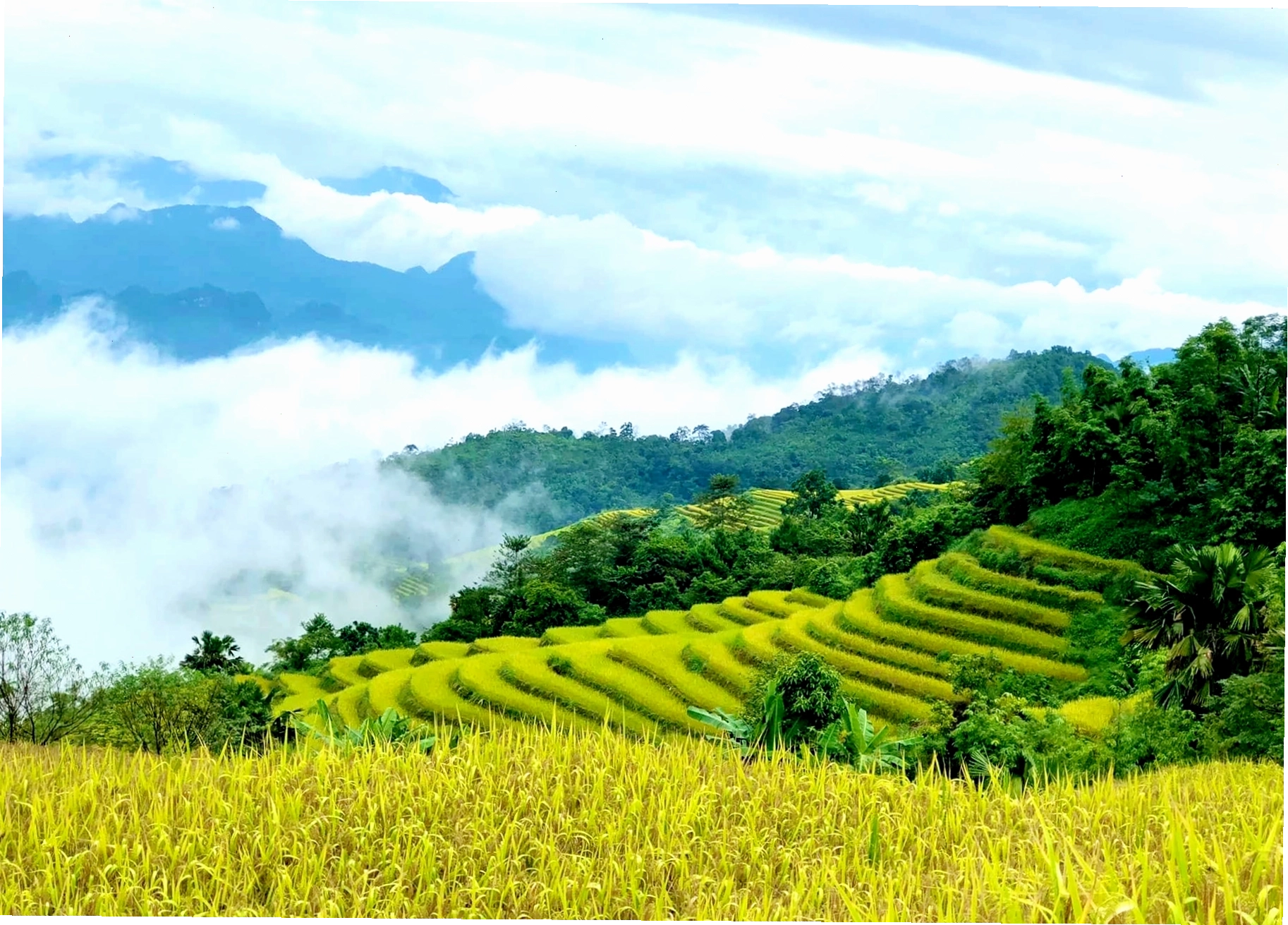 Bình yên Khuổi My vào một buổi sớm mai