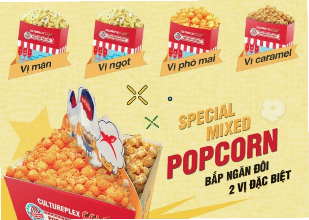 Bốn loại bỏng giòn ngon tại CGV