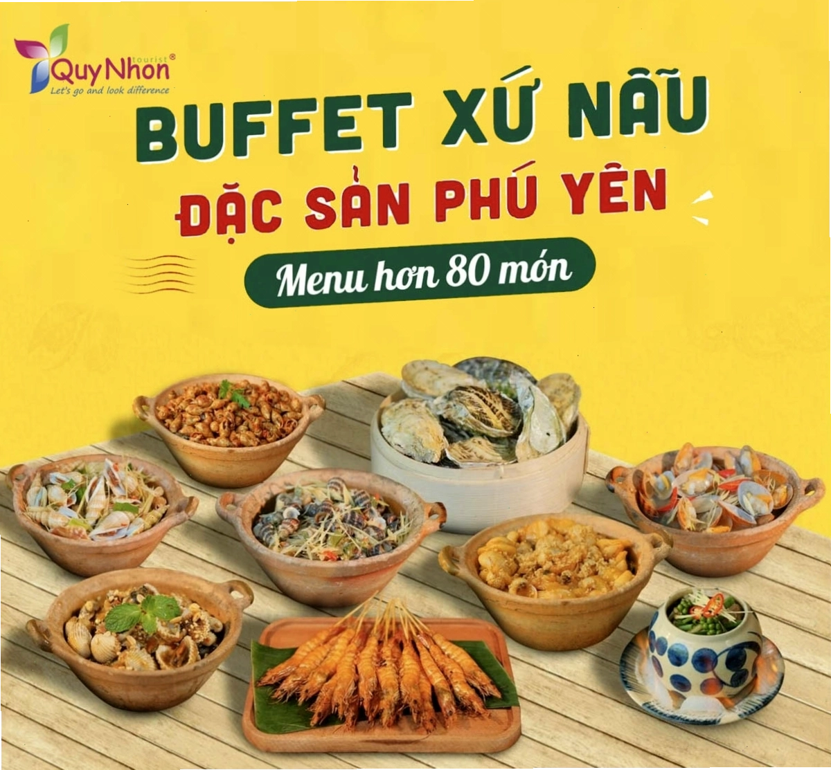Buffet hải sản tại Đầm Ô Loan