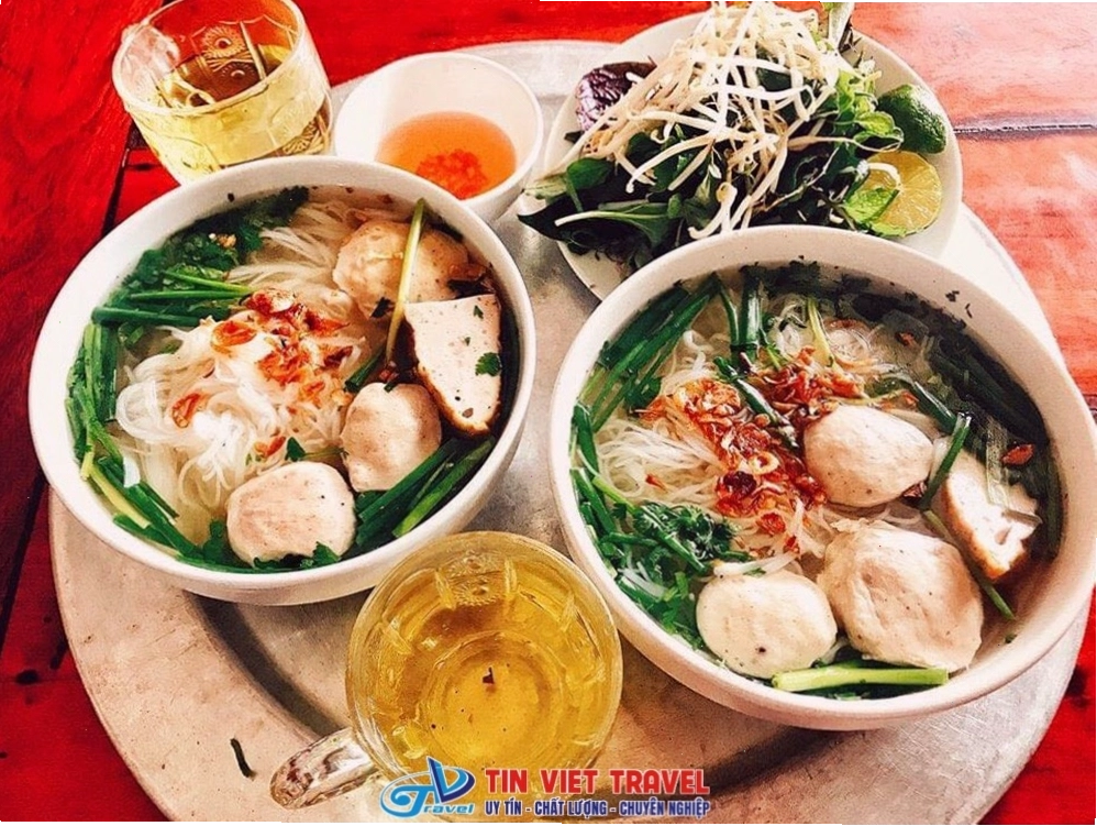 Bún mọc Kim Sơn đặc sản Ninh Bình