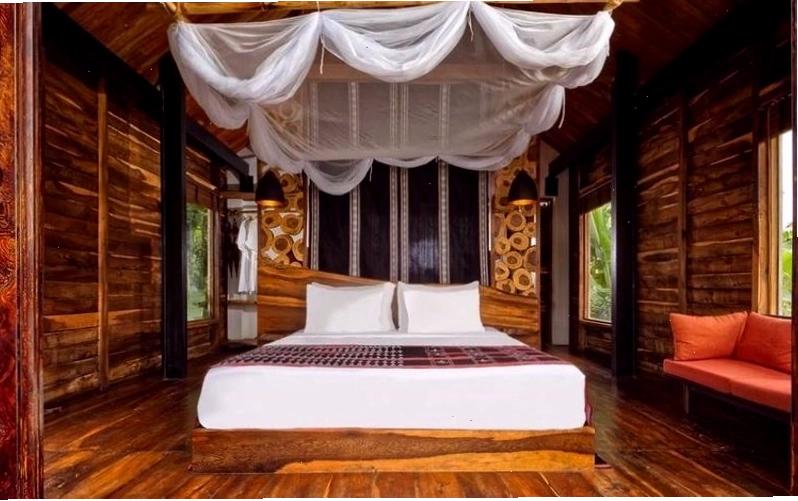 Bungalow ấm cúng với tầm nhìn ra hồ Lak