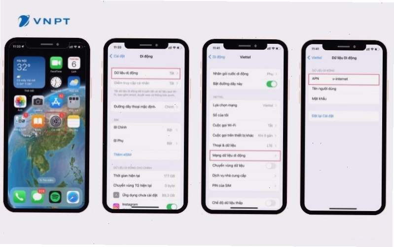 Các bước cài APN trên Android