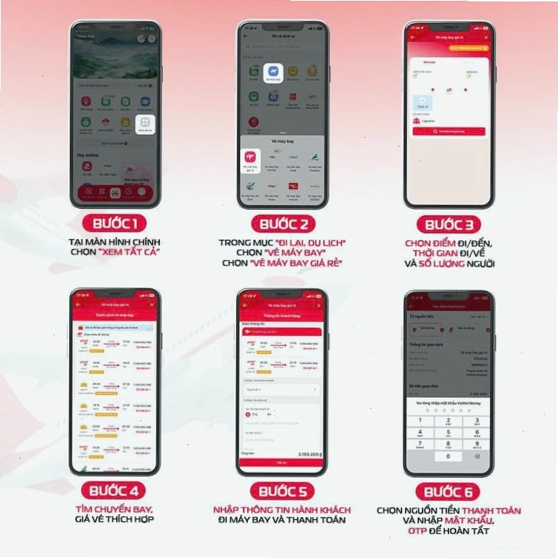Các bước đặt vé máy bay Vietjet Air đơn giản qua tổng đài