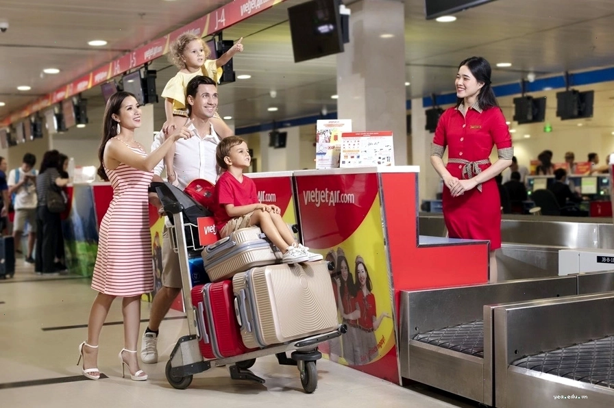 Các bước hướng dẫn cách mua thêm kg hành lý Vietjet