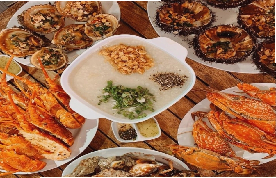 Các món hải sản tươi ngon tại Bình Tiên