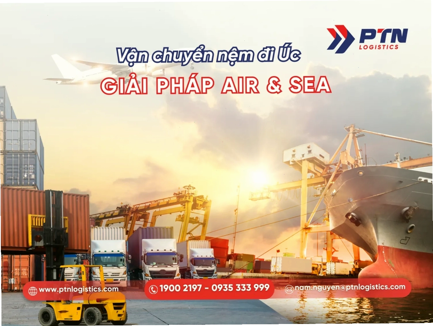 Các phương thức gửi nệm đi Úc: hàng không và đường biển