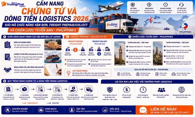 Cẩm nang chứng từ và dòng tiền logistics 2026