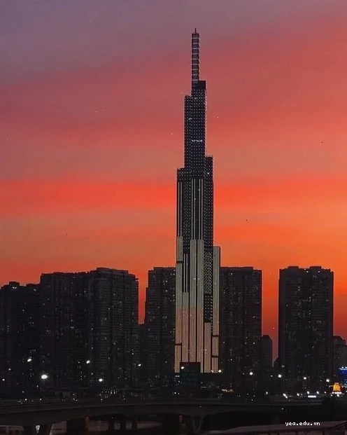 Cận cảnh cấu trúc kính và thép của Landmark 81